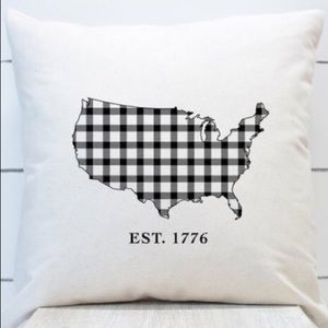 Buffalo Plaid United States Pillow Cover